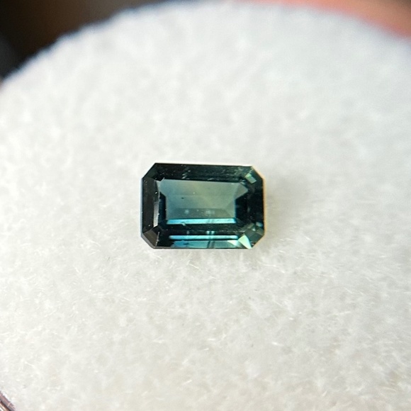 Kay Jewelers Jewelry - 🇺🇸 0.65 CT Natural MONTANA SAPPHIRE Deep Teal Emerald Cut Gem